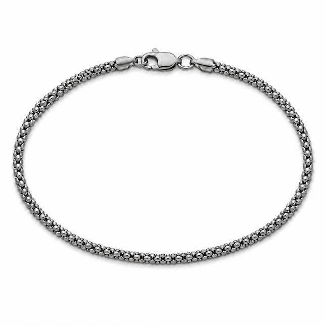 Pulseira Pipoca em Prata 925