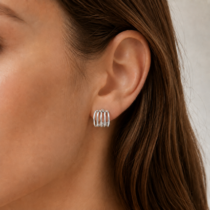 Brinco Ear Cuff em Prata 925