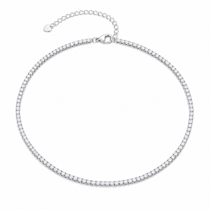 Colar Riviera em Prata 925 com Zircônias