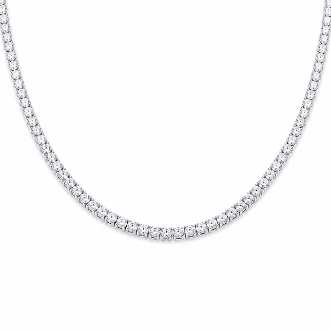 Colar Riviera em Prata 925 com Zircônias
