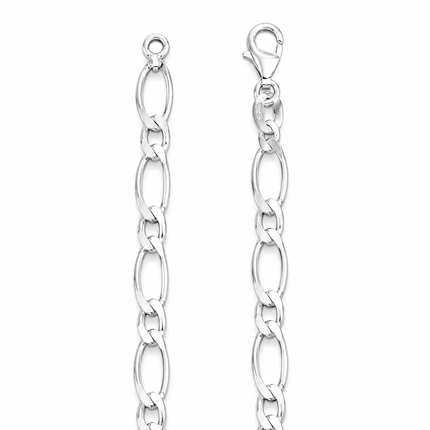 Pulseira Masculina de Elos em Prata 925