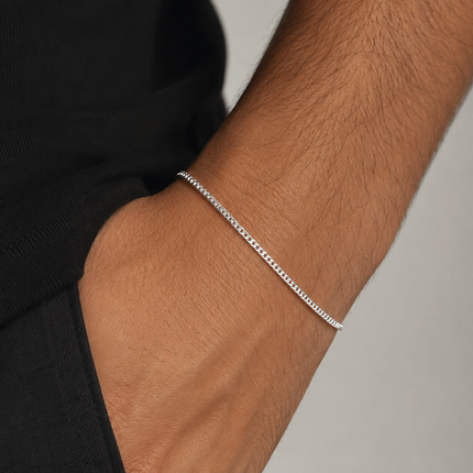 Pulseira Masculina em Prata 925