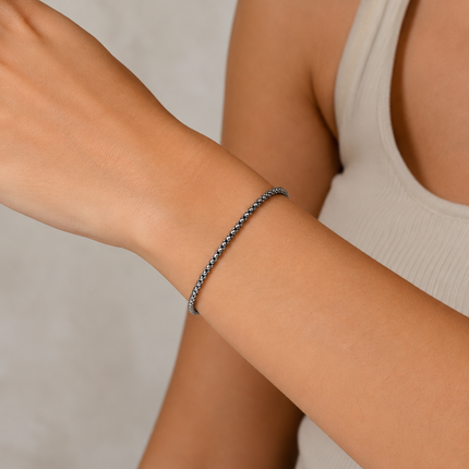 Pulseira Pipoca em Prata 925