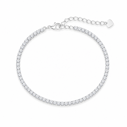 Pulseira Riviera em Prata 925 com Zircônias